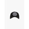 Balmain cappello Cappellino nero in cotone con applicazione monogramma Balmain