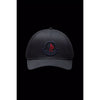 Moncler cappello Cappello da baseball con logo rosso ricamato