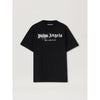 Palm Angels T-SHIRT T-SHIRT CLASSICA EFFETTO VERNICE CON STRASS