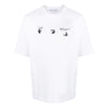 OFF-WHITE T-SHIRT T-shirt in cotone con stampa Hands Off