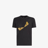 T-shirt in cotone nero - Diamond Plug Outlet