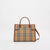 Title mini bag in vintage check with two handles