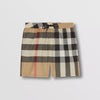 Burberry Costumi da bagno Boxer mare con coulisse e motivo Exaggerated check