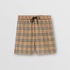 Burberry Costumi da bagno Boxer mare con coulisse e motivo tartan in miniatura