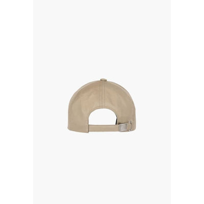 Balmain cappello Cappellino beige in cotone con logo Balmain Paris bianco