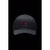 Cappello da baseball con logo rosso ricamato