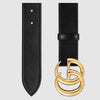Cintura GG Marmont in pelle con fibbia lucida - Diamond Plug Outlet