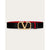 Reversible belt Vlogo Signature in polished calfskin 40 mm