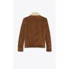 GIACCA CORTA IN SUEDE E SHEARLING - Diamond Plug Outlet