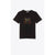"Saint Laurent" gebrochenes Herz-T-Shirt in Jacquard